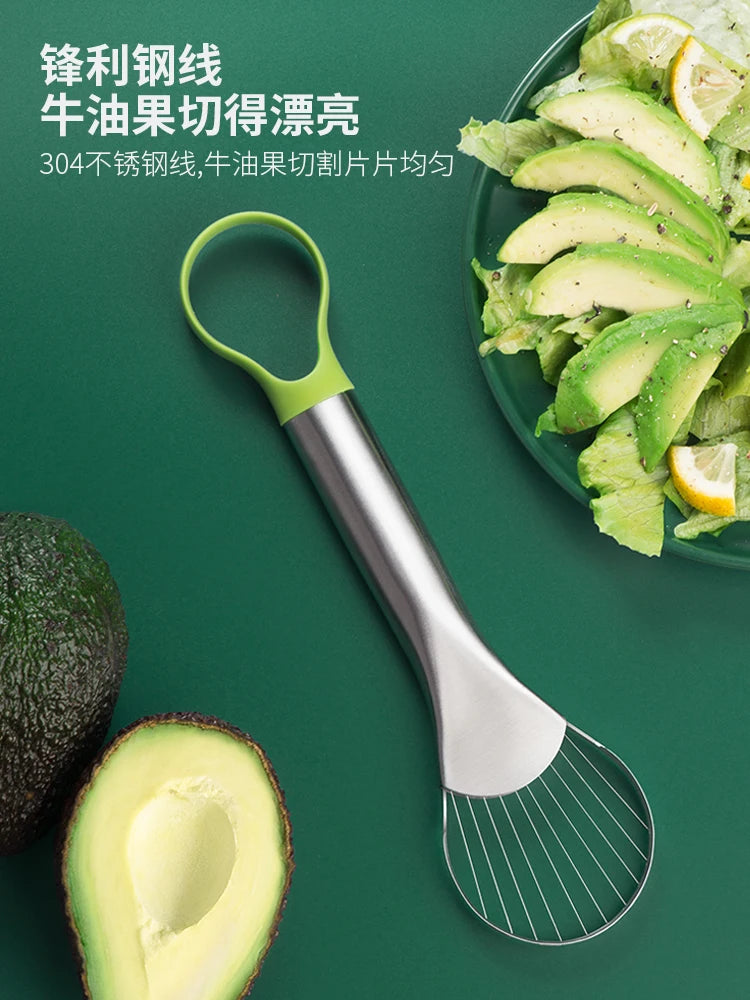 Stainless Steel Avocado Slicer Vegetable Tools for Fruit Slicing