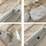 Fashion Nylon Crossbody Bag Portable Casual Underarm Student Style
