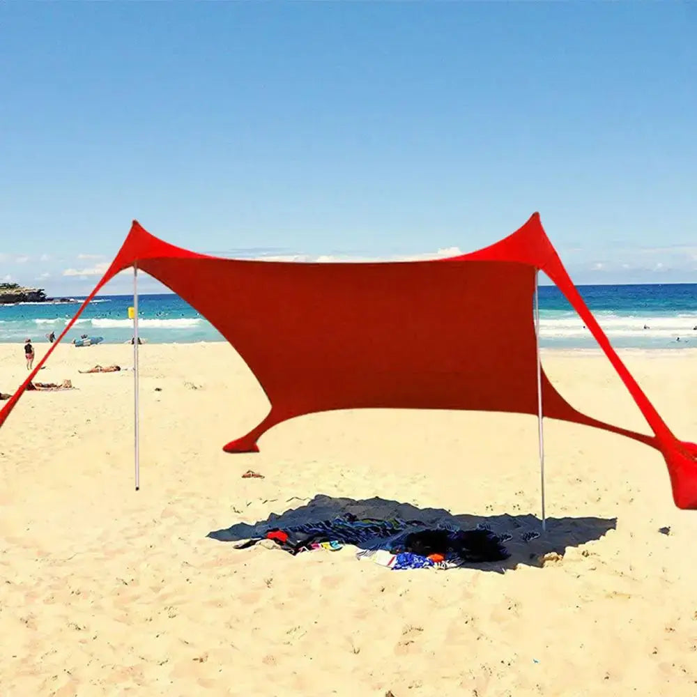 Large Beach Shades Tent for Family Sun Shelter and Outdoor Relaxation