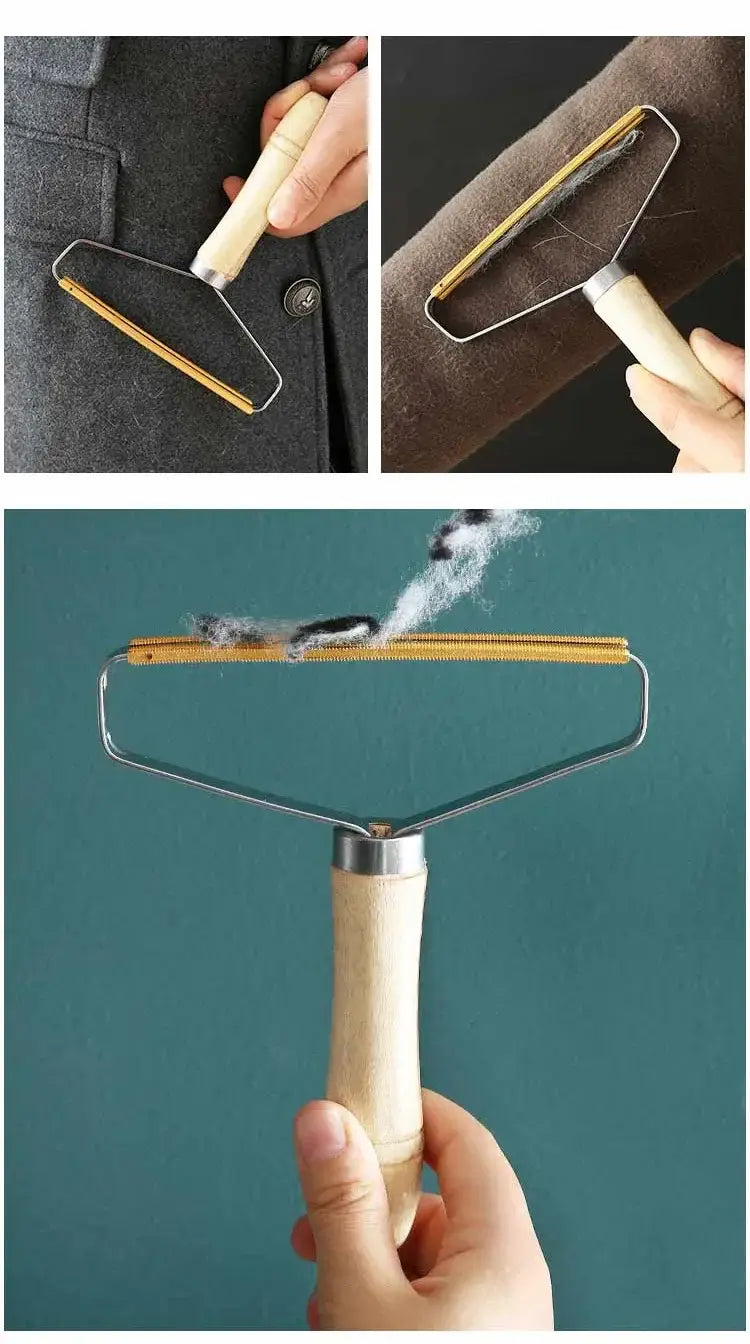 Portable Double-Sided Lint Cleaner and Pet Hair Remover Tool