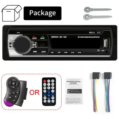 Home Car Din Bluetooth Stereo MP3 Player with FM Radio and USB Input