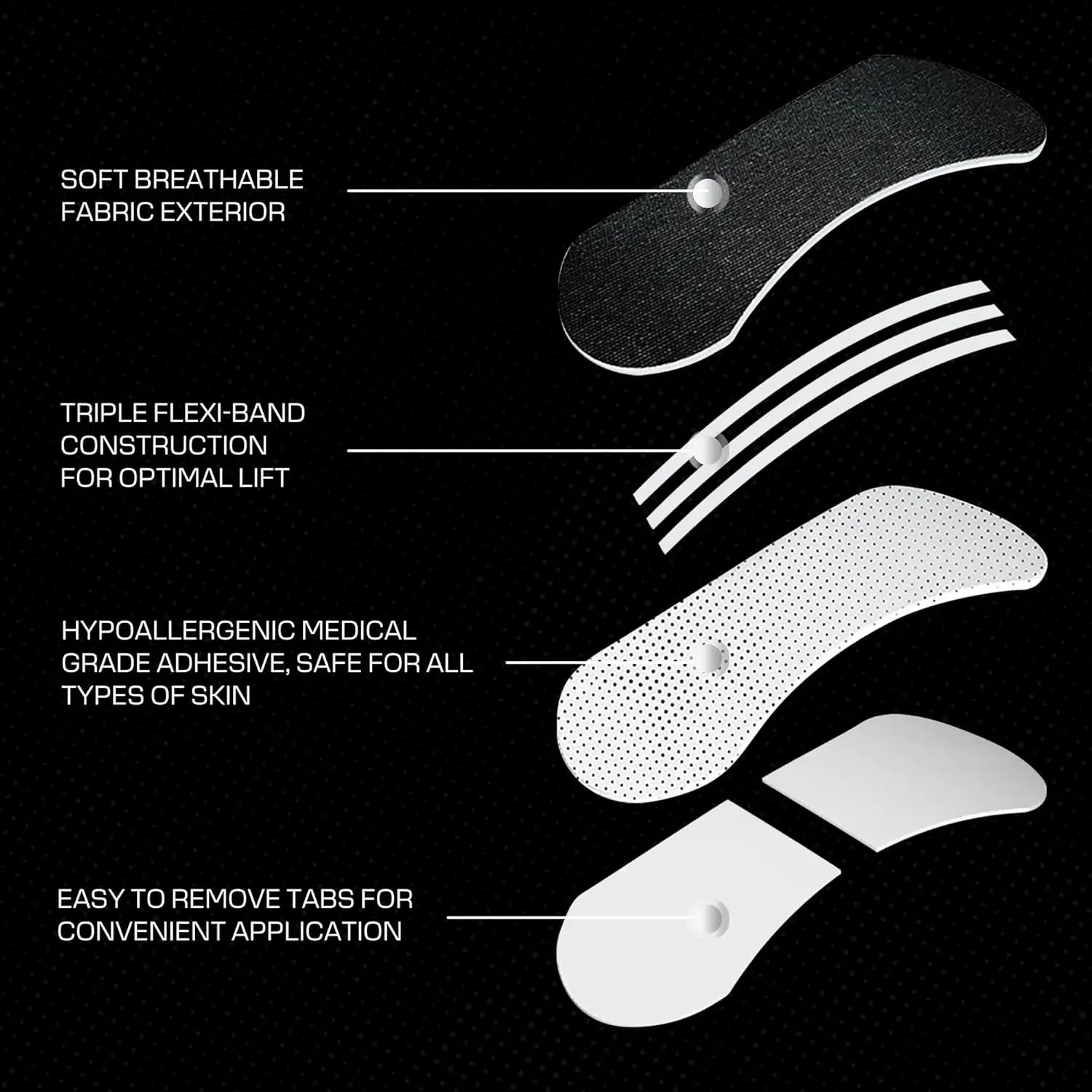 Nasal Strips 30PCS Standard Size Congestion Relief for Snoring