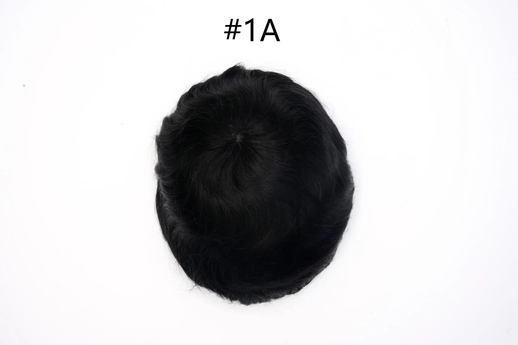 Mens Toupee Human Hair Piece Thin Skin V Loop Natural Hairline