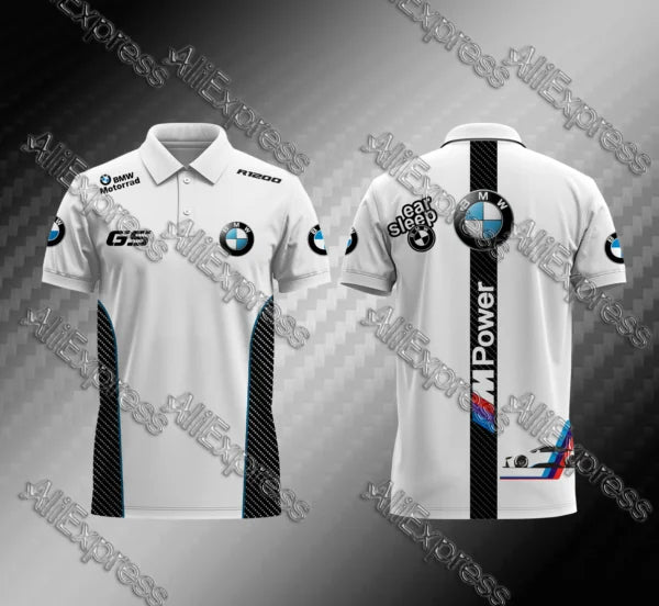 Quick Drying BMW Men’s Polo Shirt Mainland China Performance Sportswear