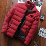 HimPall Mens Autumn Winter Zipper Cotton Coat