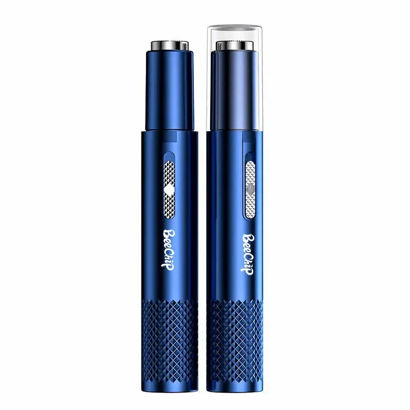 USB Rechargeable Metal Nose and Ear Hair Trimmer for Men and Women