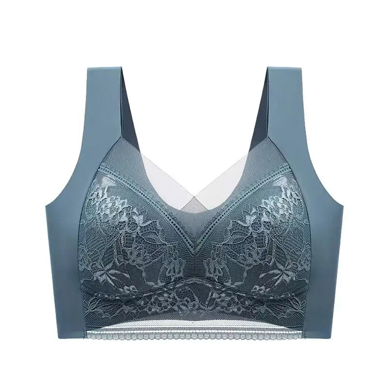 High-Quality Lace Ladies Underwear: Comfortable No Steel Fixed Cups