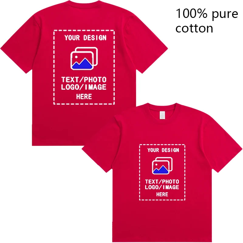 Custom Men's Cotton T-Shirts All Sizes for Team Sports and Gyms
