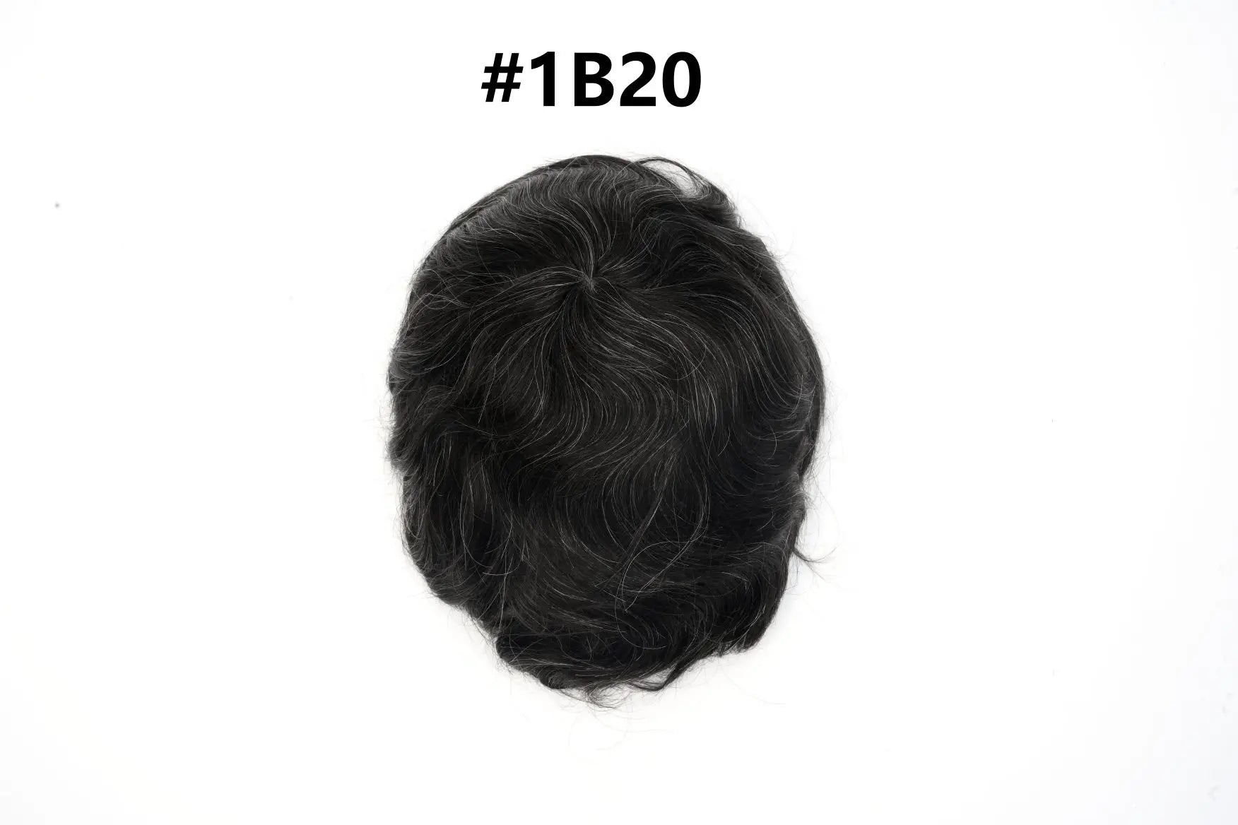 Mens Toupee Human Hair Piece Thin Skin V Loop Natural Hairline