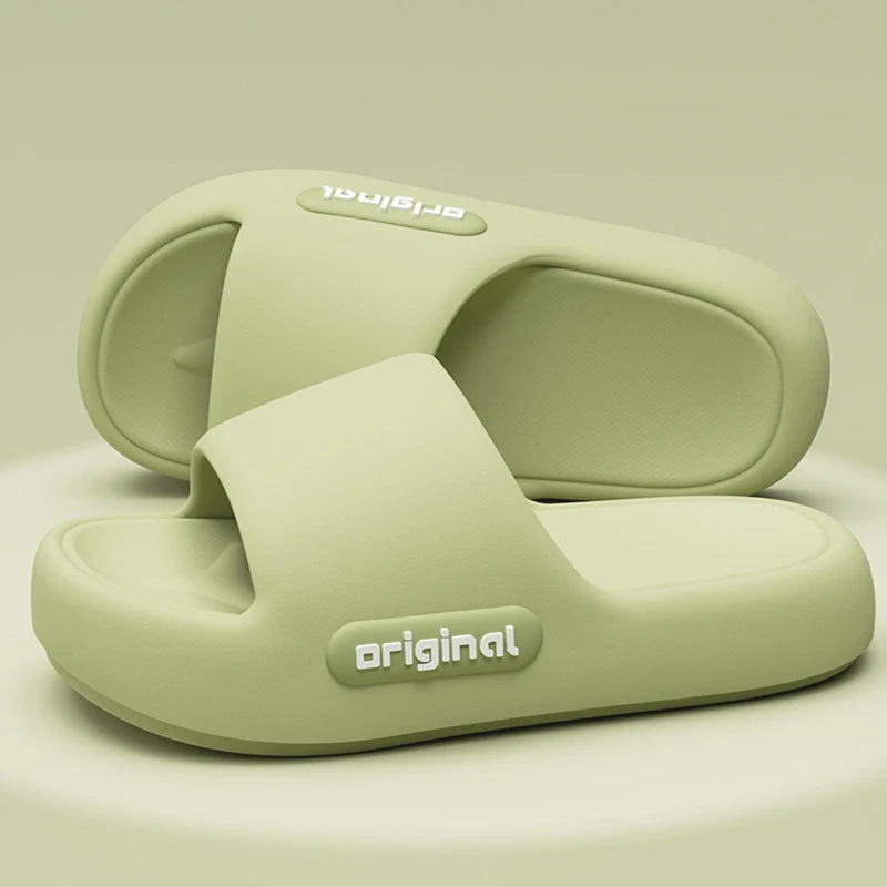 Cloud Slippers Platform Shoes Type Fashion Print Soft Beach Slides