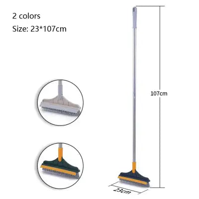 Bathroom Floor Brush with Long Handle Seam and Tile Cleaner - 1 pcs