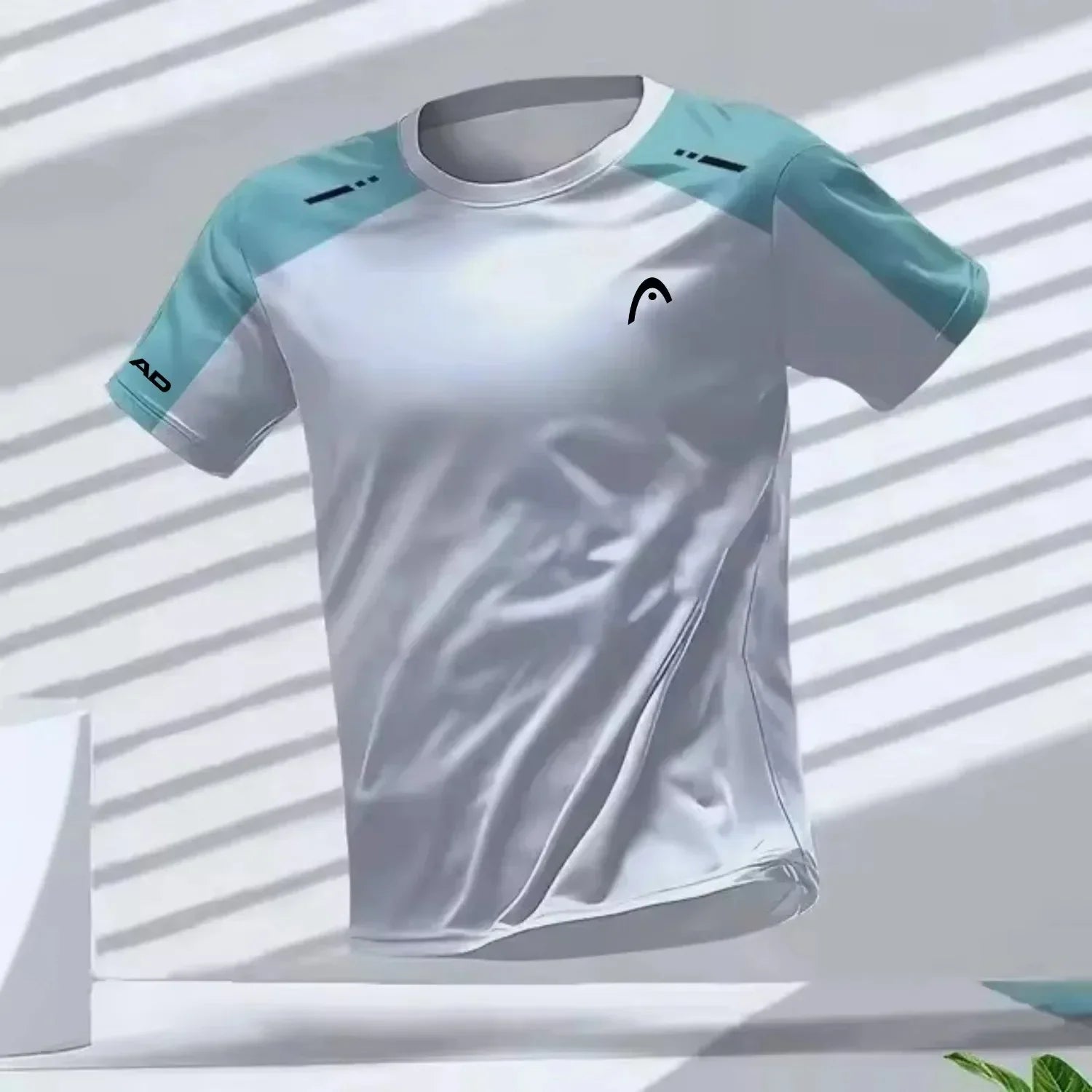 Men's Quick-Drying Short Sleeve Tops Breathable Running Tees