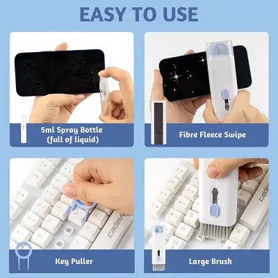 Home 7-in-1 Keyboard Cleaning and Earphones Cleaning Kit