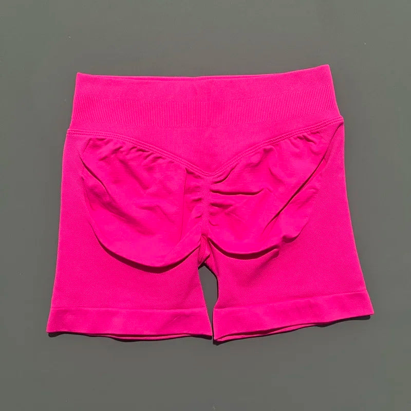 Sports Shorts Seamless 4.5" Low Waist – Scrunch Workout Fitness