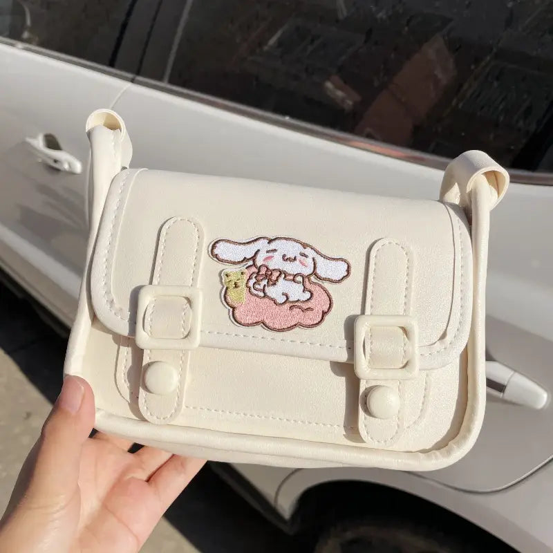 Kawaii Sanrio Kuromi & Hello Kitty PU Shoulder Bag