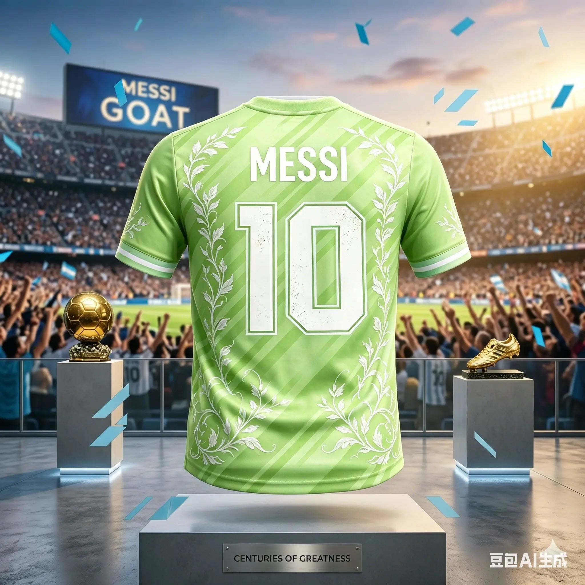 Kids Messi #10 Soccer Jersey Breathable Quick Dry Training Uniform