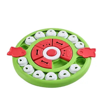 Interactive Slow Feeder Anti-Choking Dog Licking Puzzle Toy - B22419Green