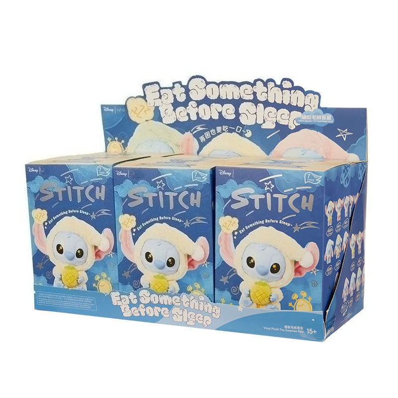 Disney Stitch Vinyl Plush Blind Box Pendant Sleepy Series Dolls