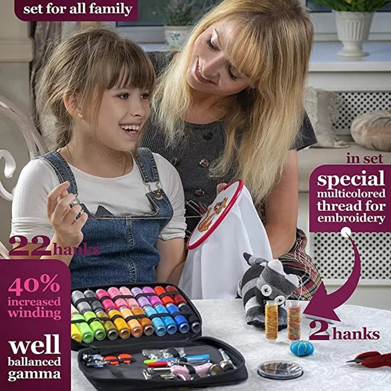 Sewing Kits Multi-function Portable Set – Hand Quilting and Stitching
