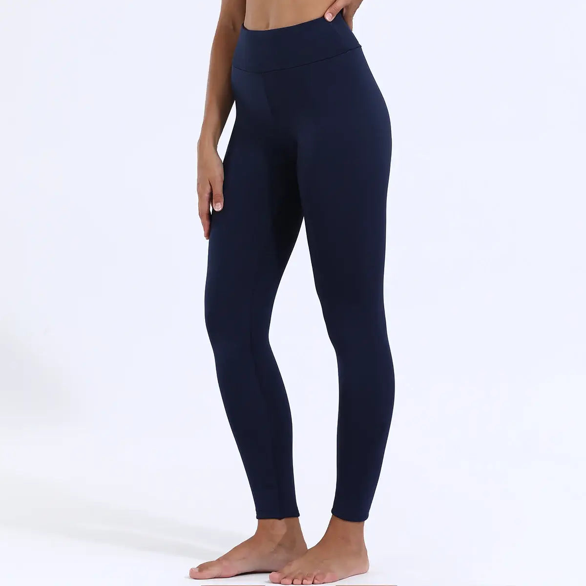 Winter Velvet Stretch Leggings for Women High Waist and Casual Wear