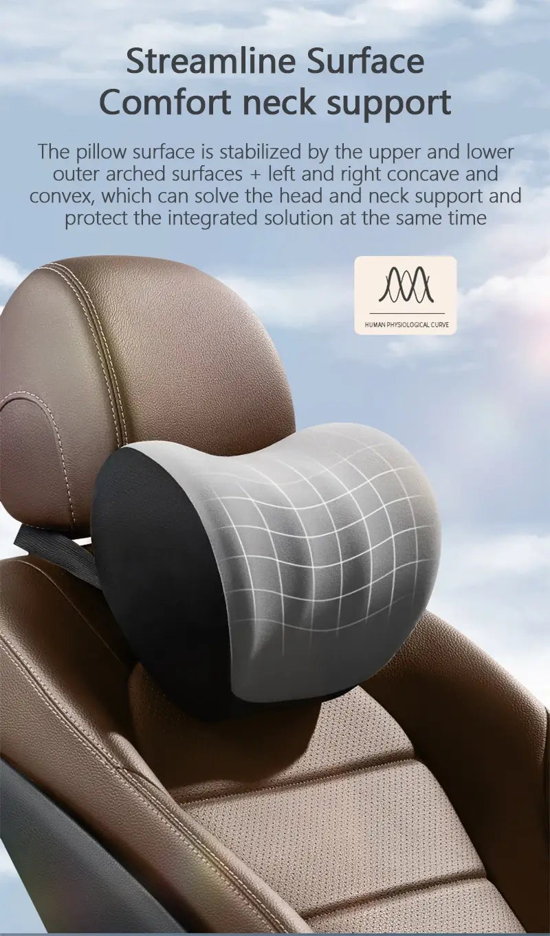 LIVIAUTOLIFE Electric Lumbar Support and Vibration Massage Neck Cushion