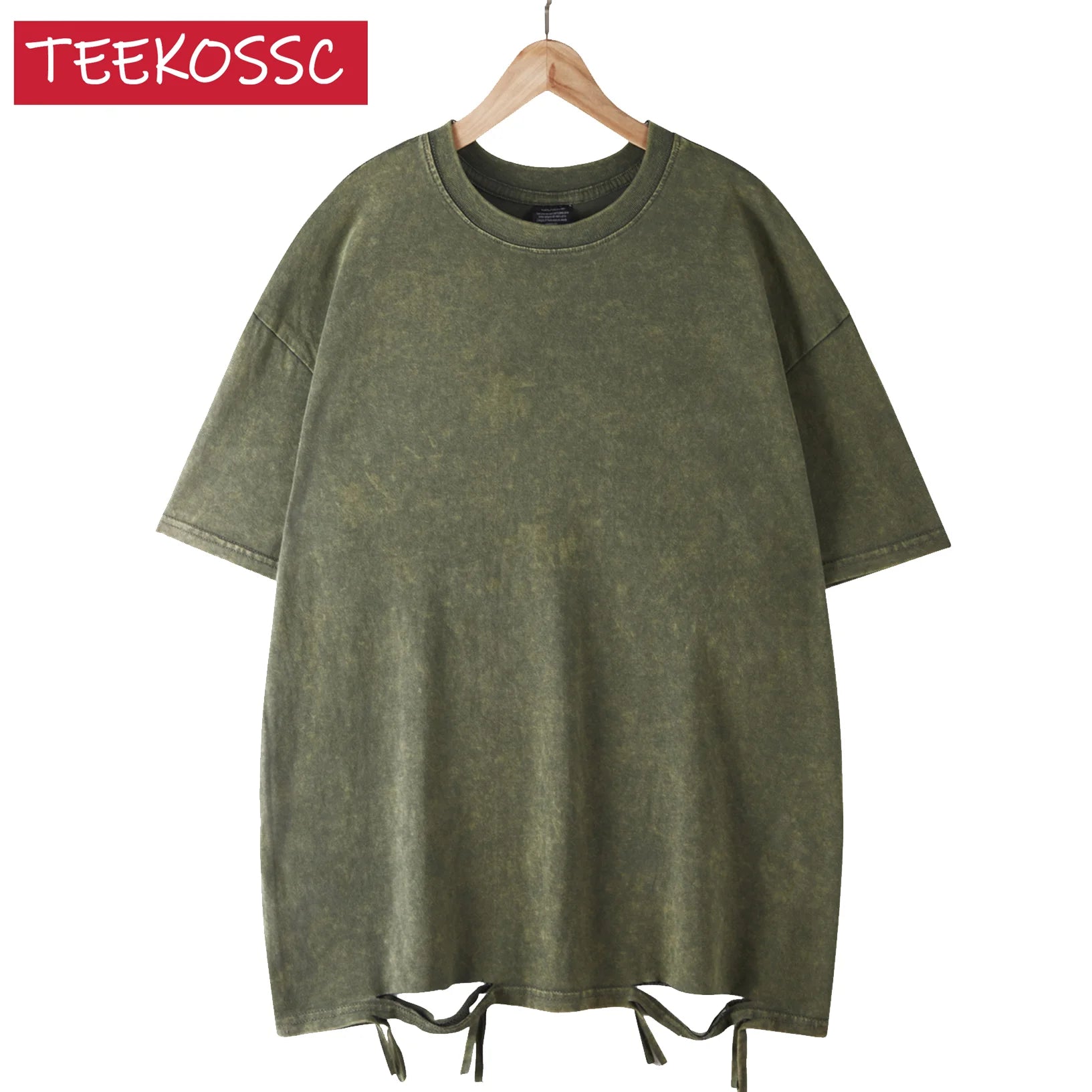 Retro Heavyweight Cotton Oversized T-Shirt Trendy Streetwear Style