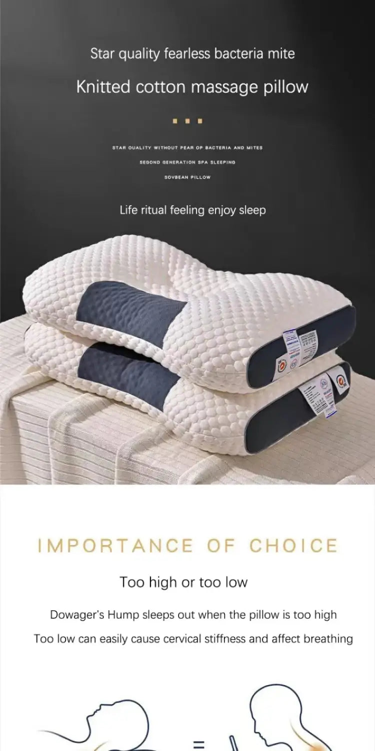 Orthopedic Pillow - Best Cervical Support and Neck Pain Relief