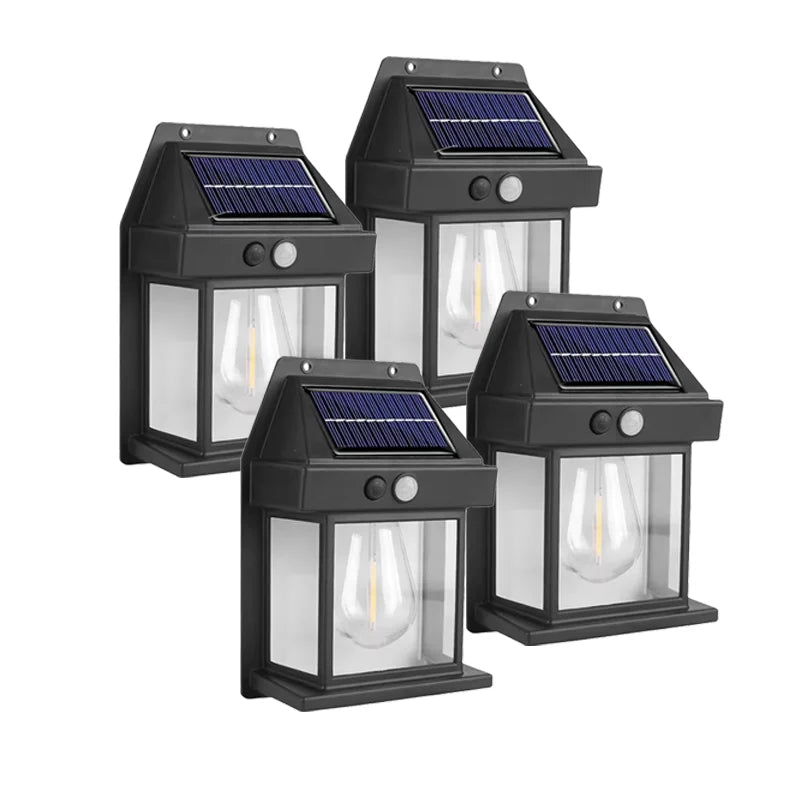 Solar LED Street Light Waterproof Outdoor Wall Garden Fixture