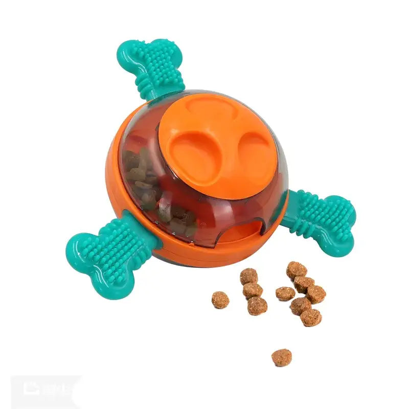 UFO Shaped Tumbler Automatic Feeder and Dog Puzzle Toys Set