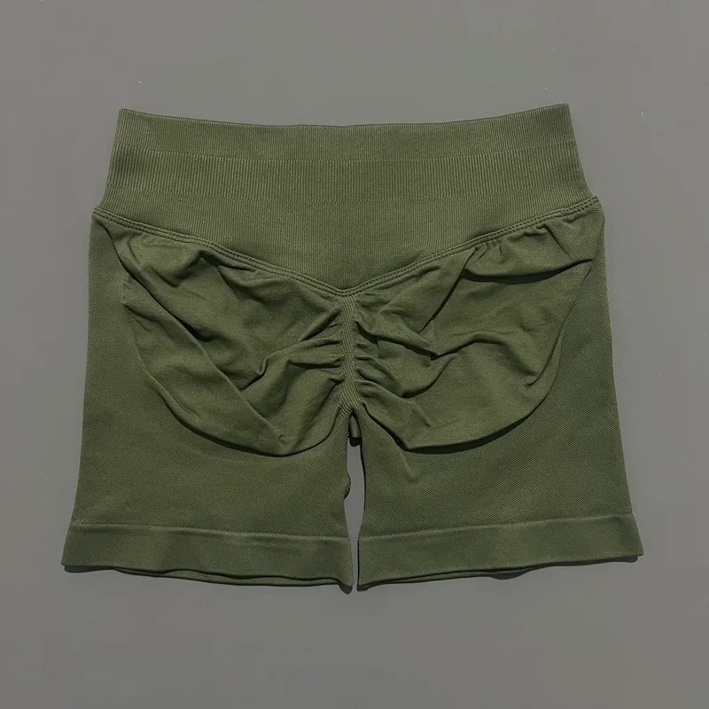 Sports Shorts Seamless 4.5" Low Waist – Scrunch Workout Fitness