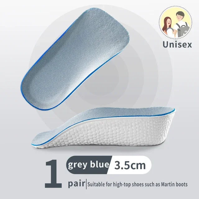 Height Increase Memory Foam Insoles 1.5-3.5CM Invisible Heel Lift