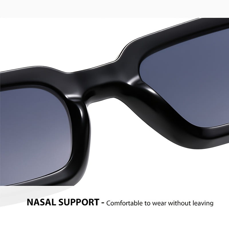 2/3PCS Vintage Rectangle Frame Sunglasses for Women Fashion Retro Luxury Brand Design UV400 Sun Glasses Men’s Eyewear