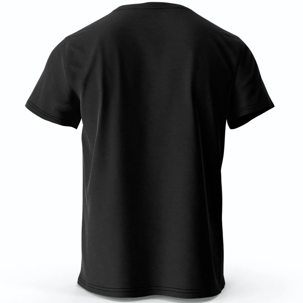 Hand-Drawn Cat Short Sleeve Cotton T-Shirt – Soft Casual Style