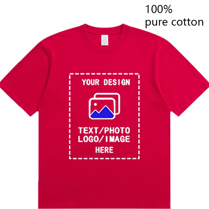 Custom Men's Cotton T-Shirts All Sizes for Team Sports and Gyms