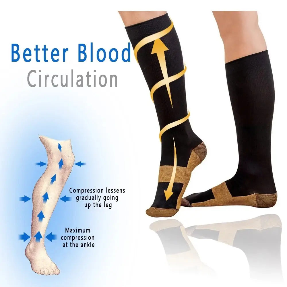 Compression Sport Socks for Varicose Veins Medical Nursing Stockings