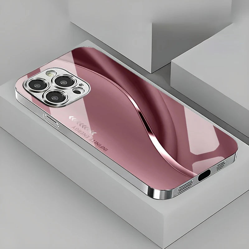 Tempered glass gradient electroplated phone case for iPhone - 1 / iPhone 11 Pro