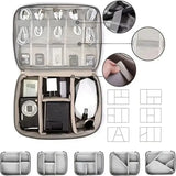 Cable Storage Bag Electronic Organizer Waterproof Portable Travel Pouch