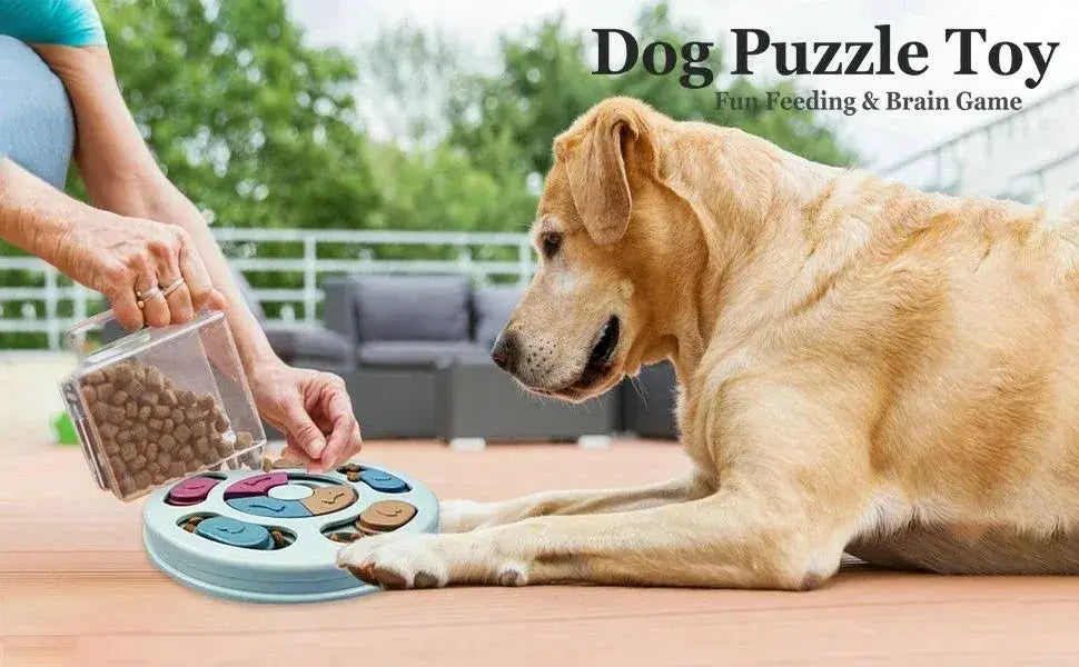 Interactive IQ-Boosting Dog Puzzle Toy Slow Feeder for Enhanced Play