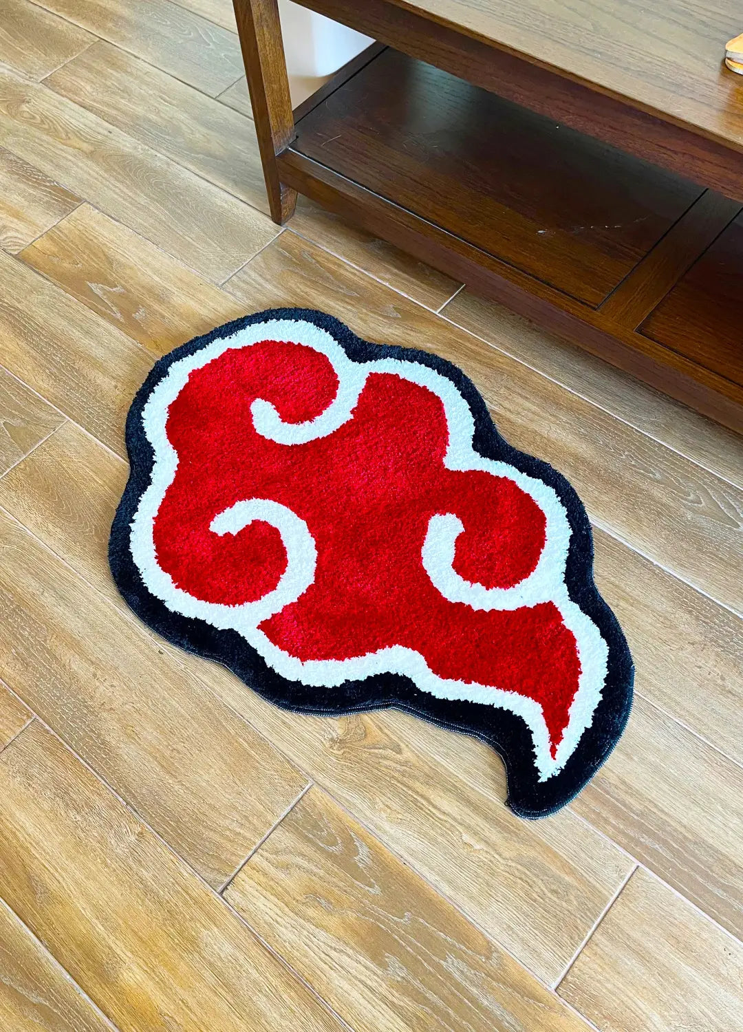 Japanese Anime Red Cloud Rug