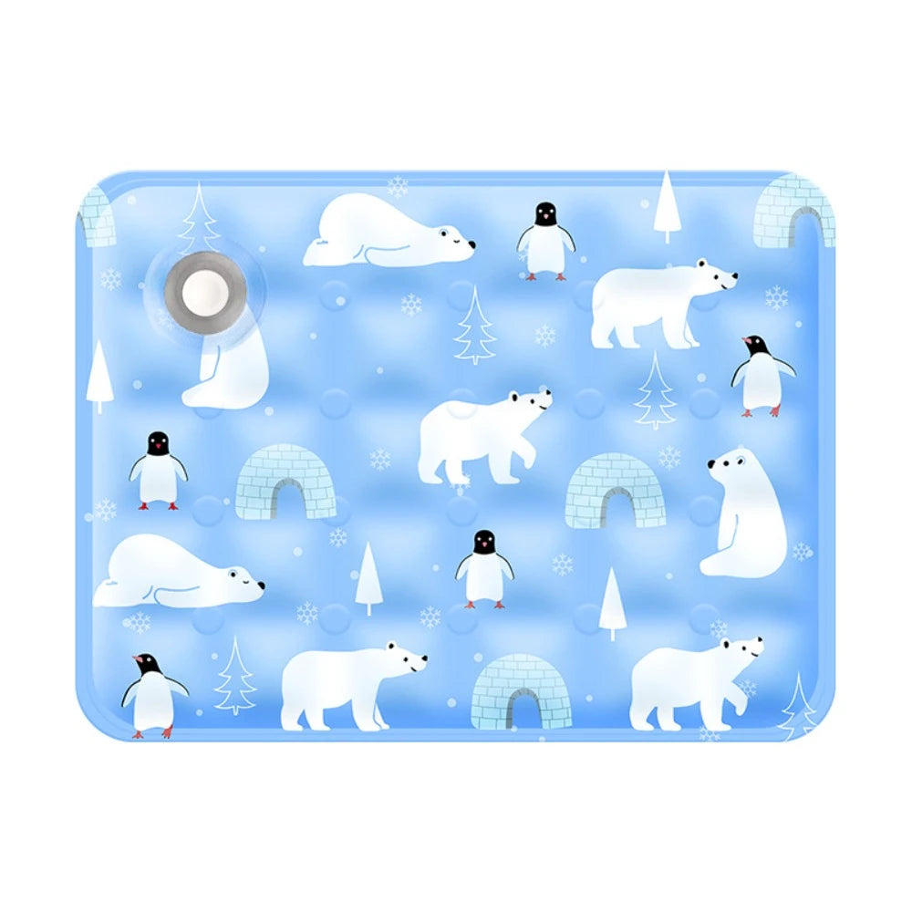 Self Cooling Gel Pet Mat Durable Ice Cushion for Dogs