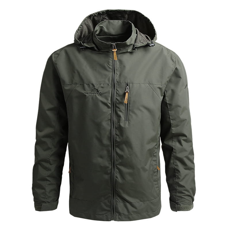 Men’s Waterproof Hooded Windbreaker Tactical Jacket for Outdoor