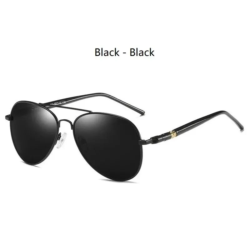 Luxury Pilot Eyewear Metal UV400 Protection Fashion Driving Sunglasses