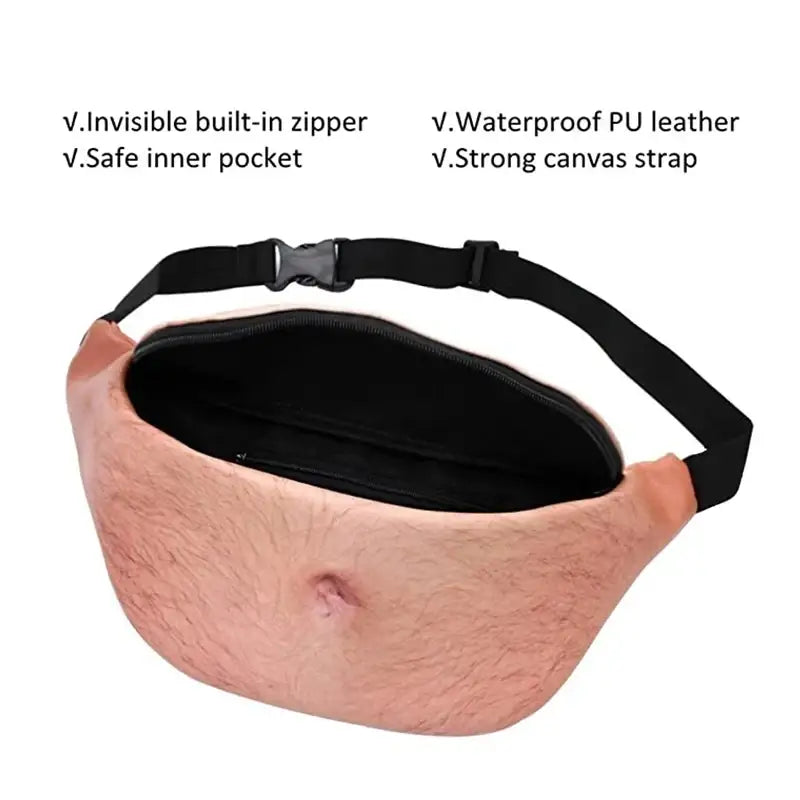 Creative Fanny Pack Featuring Pop Dad Bod Money Design