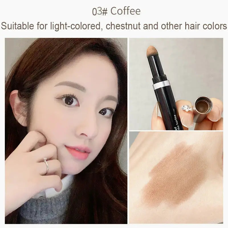 6-Color Hairline Concealer Pen Waterproof Hair Dye Pencil for Versatile