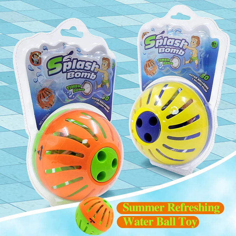 Slow Soak Timer Water Bombs 30 Pack Soft Splash Balloons for Pool Games