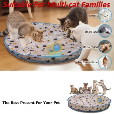 Motion Activated Hide and Seek Interactive Cat Toy Ball for Kittens