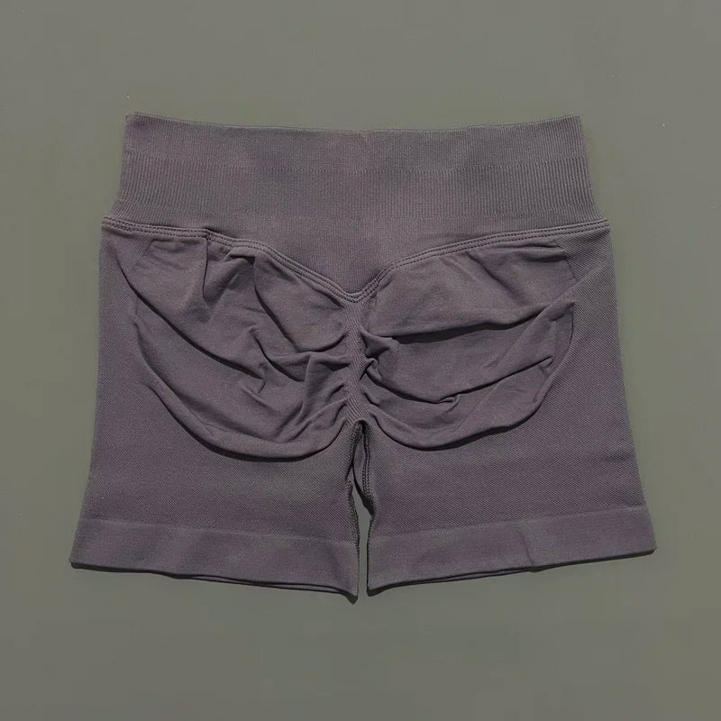 Sports Shorts Seamless 4.5" Low Waist – Scrunch Workout Fitness
