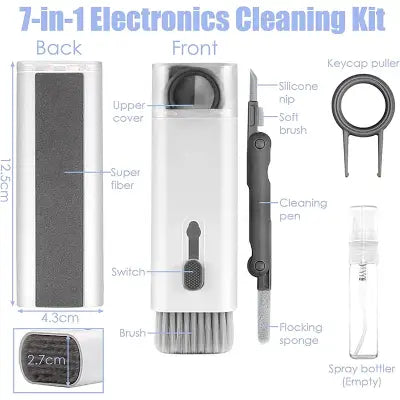 Home 7-in-1 Keyboard Cleaning and Earphones Cleaning Kit