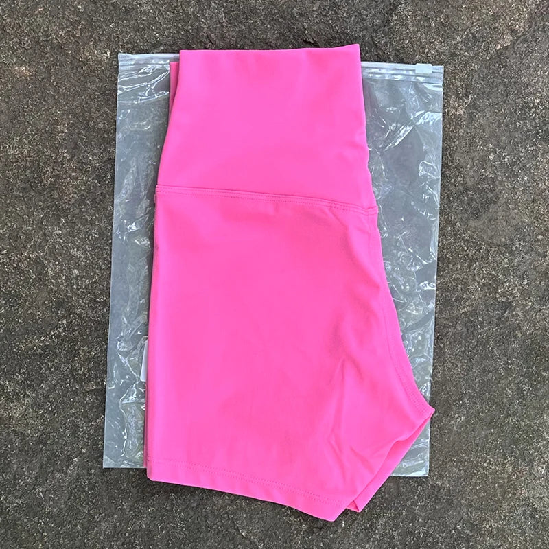 High Elastic Women Sports Shorts Slim Fit Butt Lift Yoga Biker Shorts