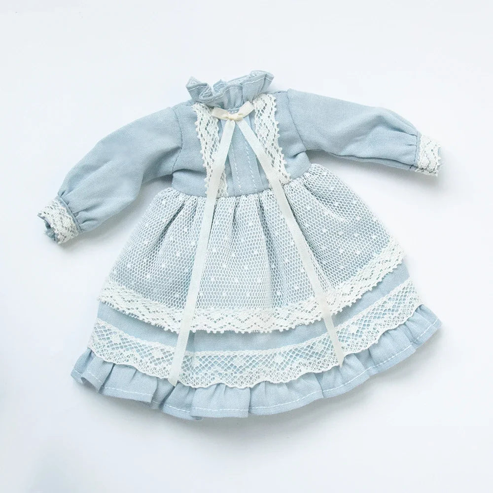 Blythe Clothes Vintage Lace Maid Set for YMY OB22 Doll Accessories